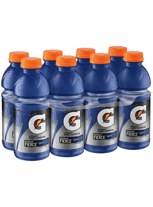 Gatorade Grape Thirst Quencher Sports Drink, 20 oz, 8 Pack Bottles