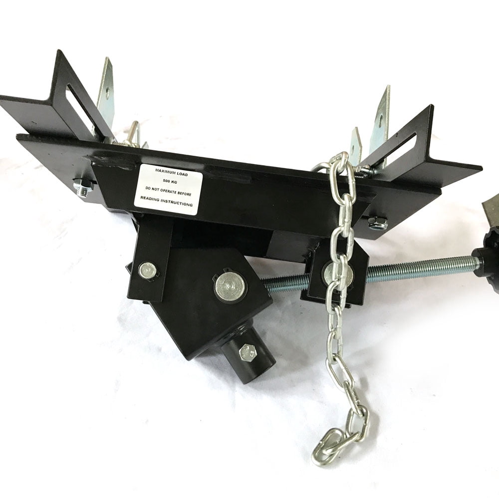 Ktaxon 0.5 Ton Transmission Jack Adapter Gearbox Trolley Jack Cradle Support Plate, Black