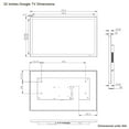 thumbnail image 5 of Soulaca 32 inches 4K Smart Mirror TV Wateproof Bathroom Voice Control Google System WiFi Bluetooth ATSC DTV Tuner, 5 of 11