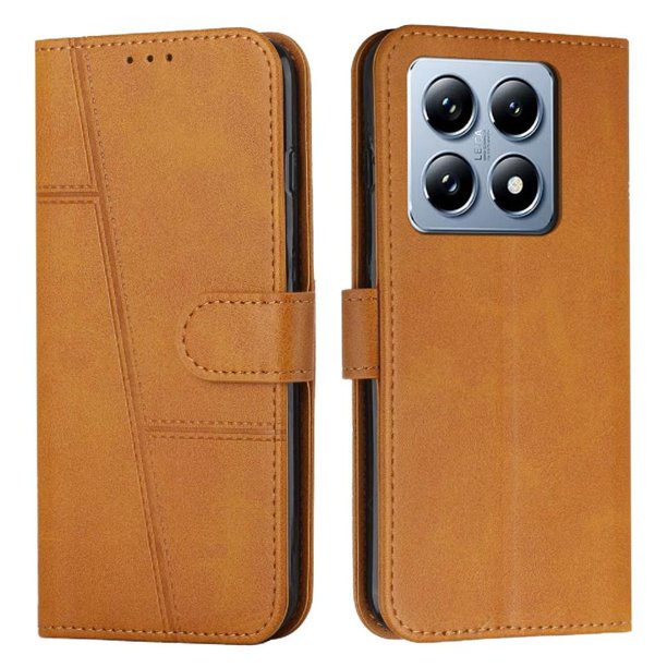 Funda Flip para FOXDOCK Xiaomi 14T Pro 5G – Carcasa delgada y resistente a impactos con soporte para uso diario y profesional