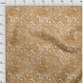 thumbnail image 4 of oneOone Georgette Viscose Brown Fabric Moire Craft Projects Decor Fabric Printed By The Yard 42 Inch Wide, 4 of 4