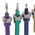 thumbnail image 3 of 5pcs Countersink Drill Bit Set for Wood, Precise Drilling, Alloy Steel, with Depth Stop, for Woodworking and Carpentry, 3 of 4