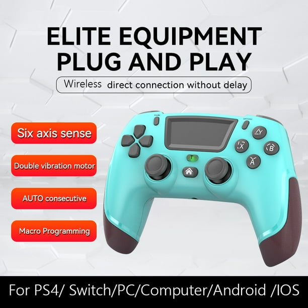 Controlador Controlador de juego de 6 ejes Controlador de Gamepad de vibración de motor dual para interruptor PS4 NS