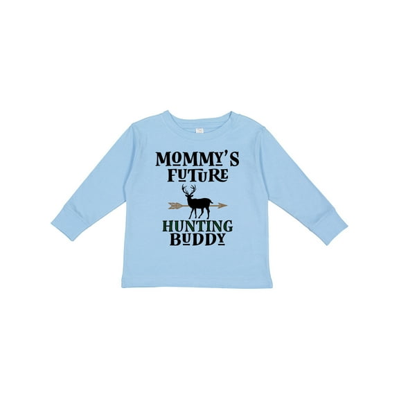 Inktastic Mommy Hunting Buddy Archery Boys or Girls Long Sleeve Toddler T-Shirt