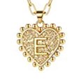 thumbnail image 2 of Valentine Jewelry Double Paperclip Chain 26 Love Letters Gold Necklace Women Necklace Jewelry Necklace for Women Cute Dainty Pendant Choker Simple Wedding Festival Jewelry Gift, 2 of 2