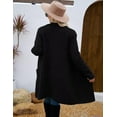 thumbnail image 6 of ZANKLEY Women Fall Long Cardigan Sweater Trendy Knit Jacket Coat Dressy Blazer Coatigan, 6 of 9