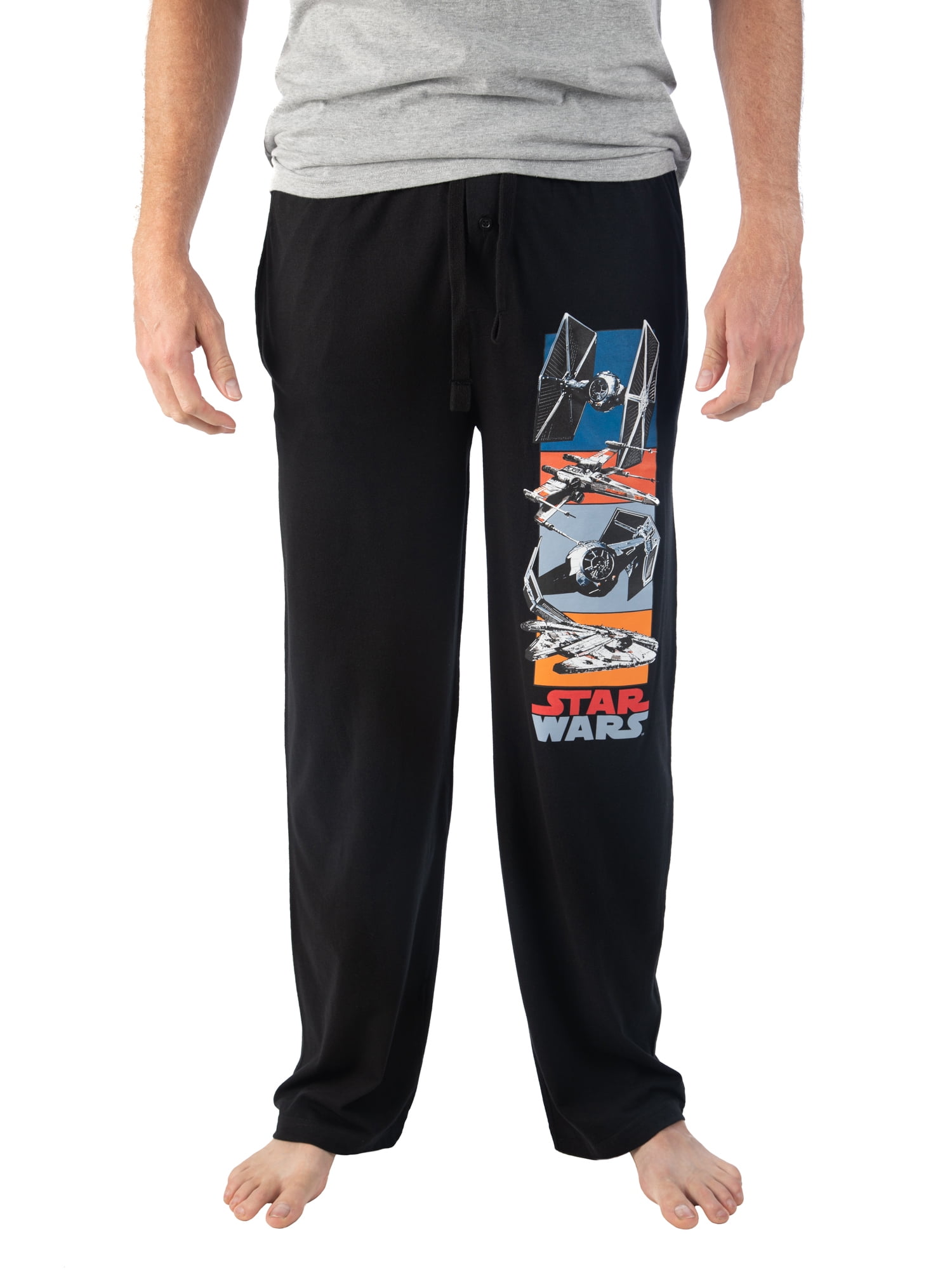 Star Wars Men's Episode 4 Ships Lounge Pajama Pants