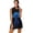 Blue Rose, variant on Yuyamidu Hippie Vintage Floral Golf Dress for Women Size XS with Built-in Shorts Active Exercise Athletic Dresses for Women Zipper Collared Sports Activewear Dress with Pockets