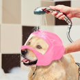 thumbnail image 3 of Pet Supplies - Clear Dog Shower Cap for Water 30x245cm Head Cover Keeps Ears Clean During Bath and Swim, 3 of 4