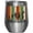 Silver, variant on Papa Evolution, Father's Day, White 12oz Wine Tumbler
