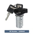 thumbnail image 2 of Unique Bargains 1 Set 12300443 Car Ignition Starter Switch Lock Cylinder W/Keys for GMC G1500 G2500 G3500 1993-1995, 2 of 6