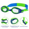 thumbnail image 2 of Kids Goggles, Swimming Goggles for Childs Kids Boys Adults Men Waterproof Goggles for Age 3-16, 2 of 18