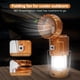 thumbnail image 3 of Lámpara de Camping con Ventilador y Carga Solar LED Recargable Dorada, 3 of 6