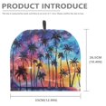 thumbnail image 6 of HELLHERO Coffee Pot Cloth Covers Easy to Clean Polyester Canvas for Creative Gifts, Palm trees, 6 of 6