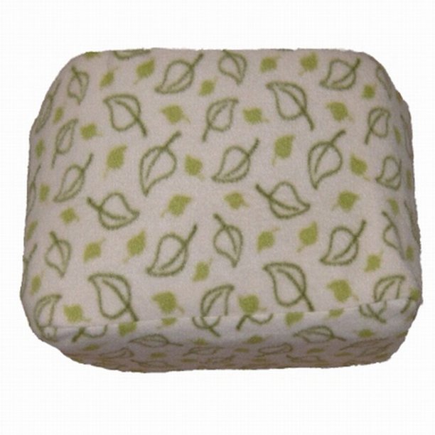 Soft & Lofty Fleece Sheets Full Size Green Leaf Pattern Double Bed