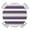 Purple and Grey, variant on Aqua Grey White Stripe Round Fitted Tablecloth with Elastic Edge, Waterproof Table Cloth Table Cover for 36"-44" Tables, Rustic Modern Turquoise Striped Tablecloths for Dining Picnic Indoor Outdoor