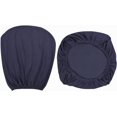 thumbnail image 1 of 1 Set Of Washable Stretchable Spandex Chair And Backrest Seat Covers For Office Computer Chairs, Dining Room Chairs, 1 of 5