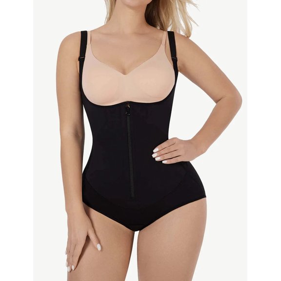 Reta Latex One-Piece Bodysuit For Breast Support Abdominal Control Waist Shapewear
