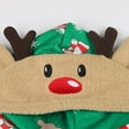 thumbnail image 7 of Odeerbi Family Clothes New Cute Fashion Christmas Pajamas Hooded Print Family European And American Pajamas Parent-child Wear Jumpsuit Mom Green L, 7 of 7