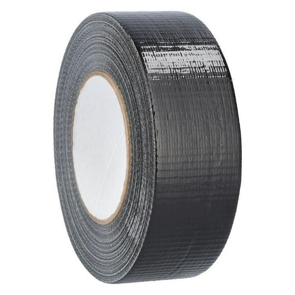 PSBM Black Strong Adhesive Duct Tape 2" x 60 Yards 9 Mil 48 Rolls for Bundling, Patching and Sealing