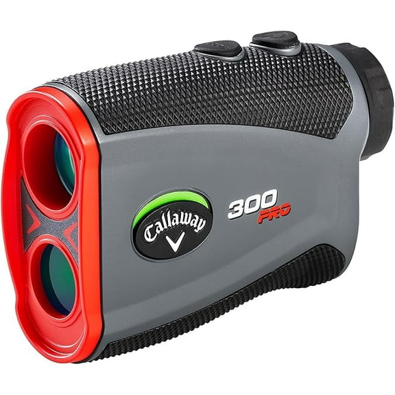 Callaway 300 Pro Golf Laser Rangefinder with Slope Measurement, 6x Magnification, Carry Case