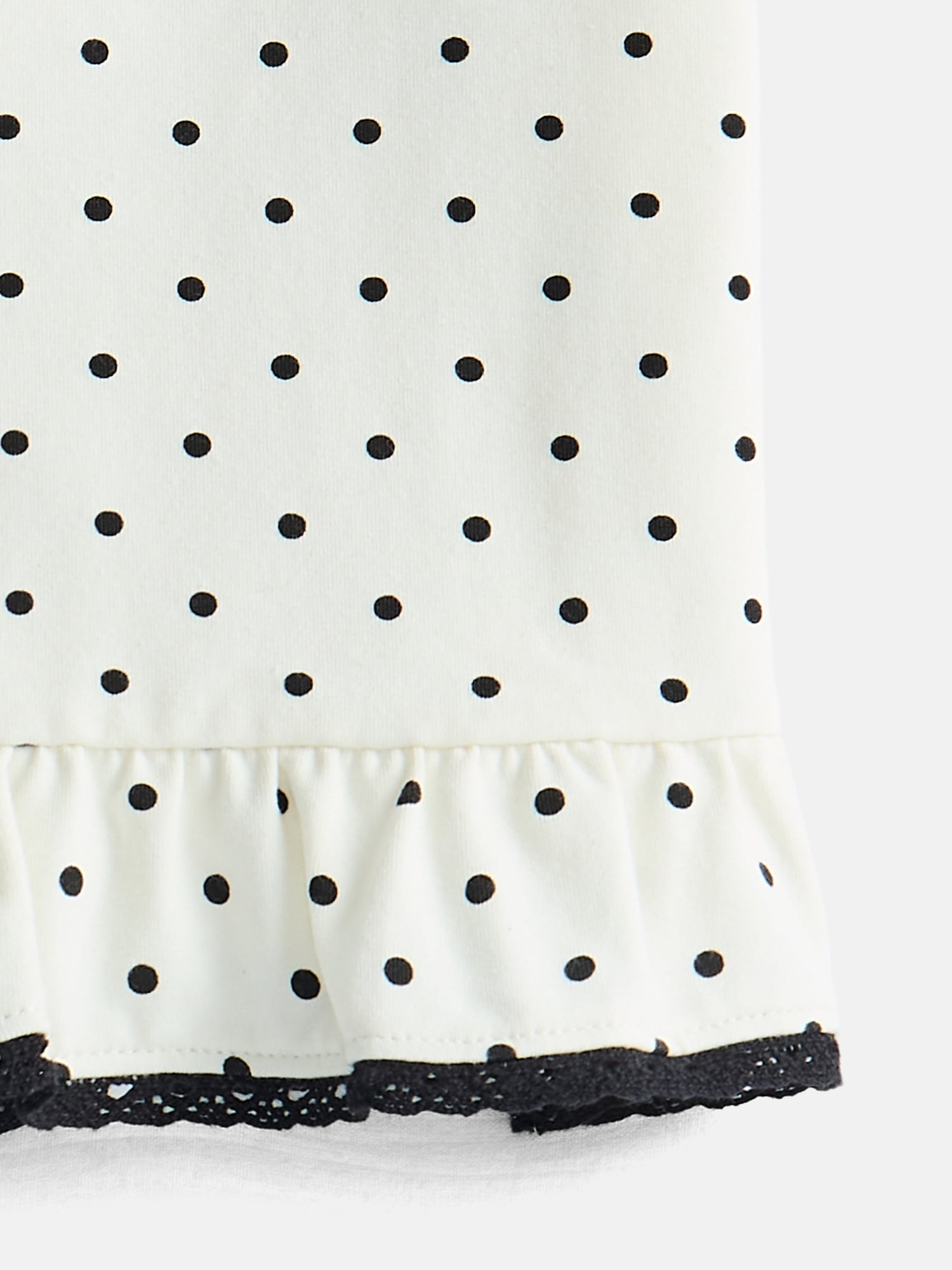 Wonder Nation Girls Ruffle Hem Top with Short Sleeves, Sizes 4-18 & Plus