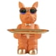 thumbnail image 3 of Escultura de perro, estatua de perro, bandeja de almacenamiento , figurita, organizador de escritorio artesanal, soporte para lves para el , Naranja B-naranja perfecl llavero de estatua de resina, 3 of 7