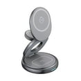 thumbnail image 1 of Yinanstore Support de Chargeur Sans Fil Portable pour Table, Léger, Robuste, Ajustable, Gris, 1 of 8