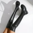 thumbnail image 5 of Chenyee Thigh High Boots For Women Platform Comfortable Stretch Non Slip Over The Knee Booties, 5 of 7