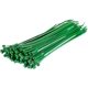 thumbnail image 1 of Bridas para cables plateadas, largas y resistentes, 370 mm x 4,8 mm, paquete de 100, cremallera de nailon de primera calidad, 1 of 5