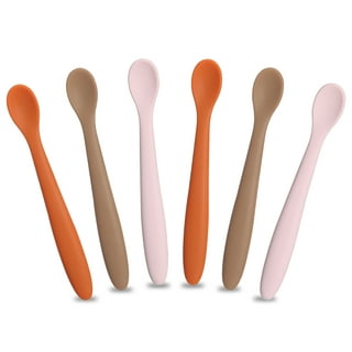 Upward Baby Spoons 3 pack - Self Feeding 6 Months - Chewable Toddler  Utensils with Anti Choke Barrier - Silicone Baby Utensils & Baby Feeding  Supplies
