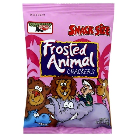 Kelloggs Keebler Snack Size Frosted Animal Crackers, 2