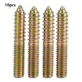thumbnail image 2 of 10pcs 10x60mm Double Ended Dowel Screws for Woodworking Wooden Furniture Connector Set Bienvenido, 2 of 8