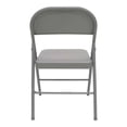 thumbnail image 2 of Silla Plegable Mainstays 78 x 46 x 50 cm de Metal Gris, 2 of 4