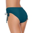 thumbnail image 3 of Women Swim Shorts Swim Bottoms For Women'S Swimwear High Waisted Bikini Bottom Tie Side Solid Color Swim Pants Comfortable Stretchy Beach Pool Swim Shorts, 3 of 4