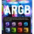 thumbnail image 6 of Evounic White ARGB Gaming PC Workstation Combo – i7 Xeon up to 3.6GHz, GeForce GTX 1080 8GB GDDR5X, 32GB RAM, 512GB SSD + 1TB HDD, WiFi 6 & BT 5.4, 8× ARGB Fans, Windows 11, RGB Keyboard & Mouse, 6 of 7