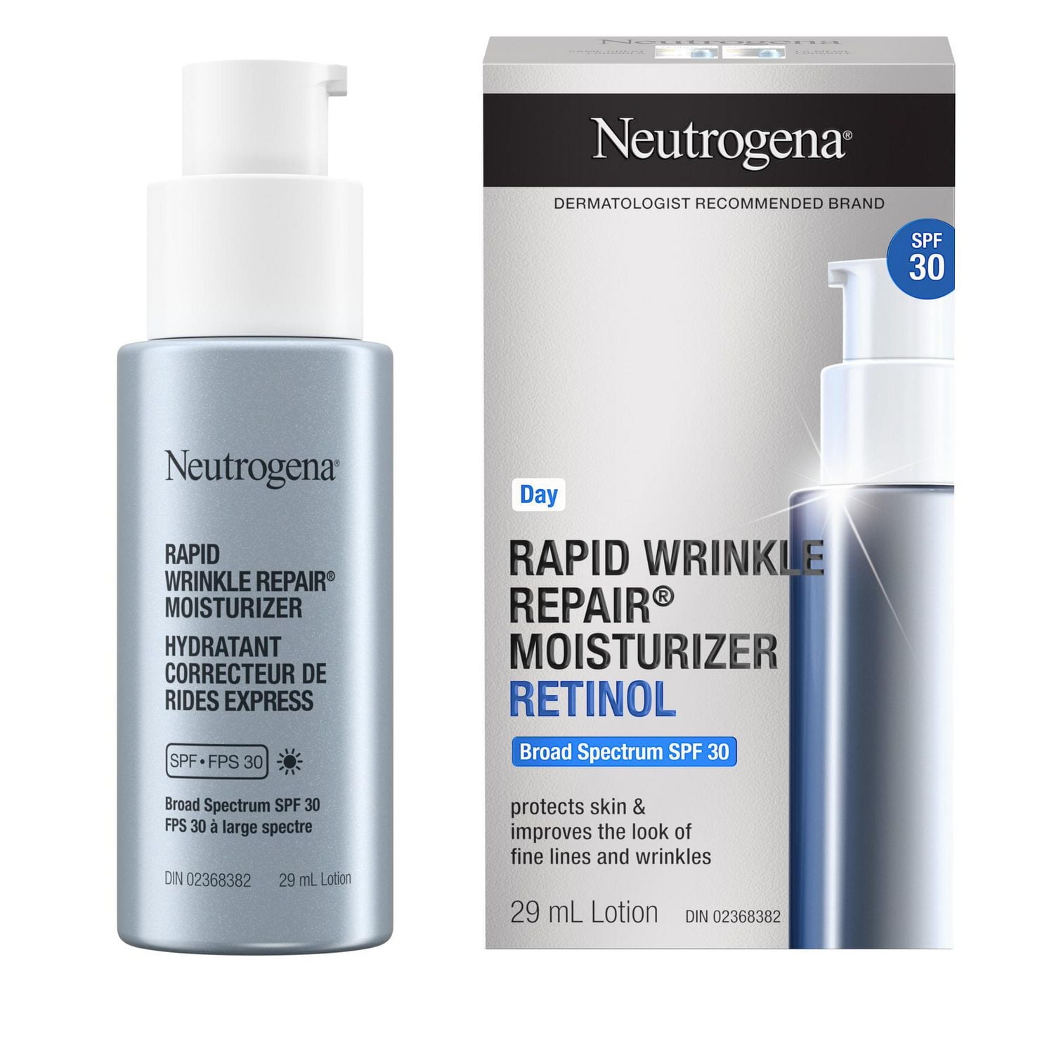 Neutrogena Anti Aging Retinol Face Cream SPF 30, Rapid Wrinkle Repair, 29mL, 29 mL