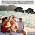 thumbnail image 5 of Mercruiser Set of 2 Dry Joint Cast Iron Exhaust Manifolds with Gaskets and Bolts for 2002 and Newer, 4.3L V6 Engines - Replaces 864612T02 by FASWORX, 5 of 6