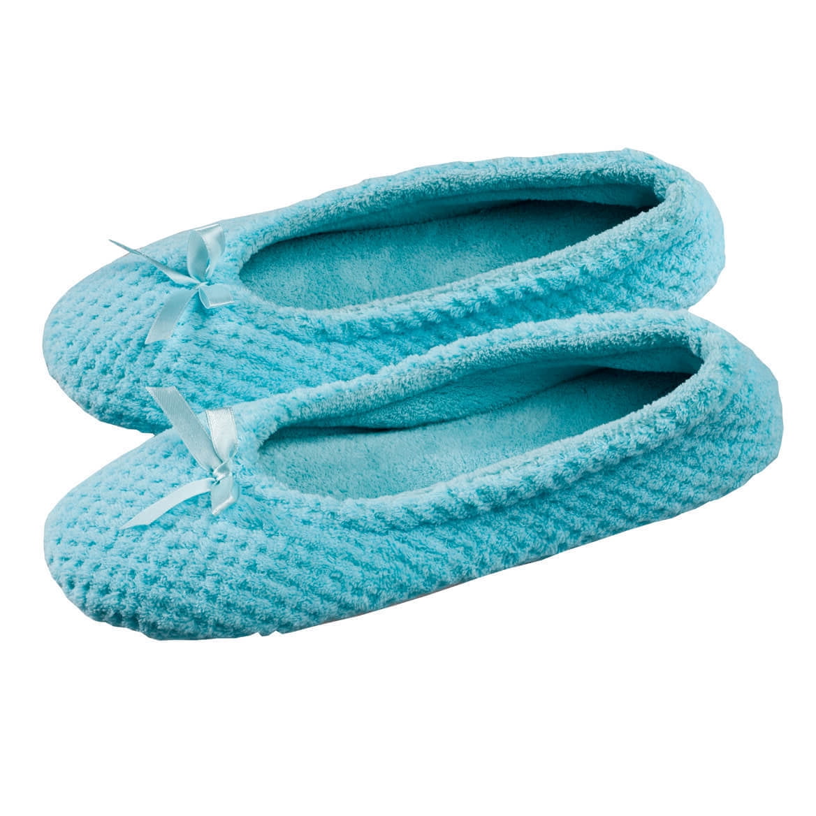 light blue ballet slippers