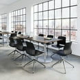 thumbnail image 5 of Olio Designs Lola Swivel Office Chair, 4 Leg Base, Sky Blue, 5 of 7