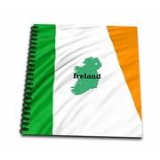 3dRose Irish Flag Design - Mini Notepad, 4 by 4-inch