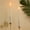White, variant on Bdday Solar Lights Outdoor Waterproof Black Flameless Candles 2-Pack Blinking Realistic Led Battery Powered Decorative Candles for Wedding Party Home Decor Reading Lamp
