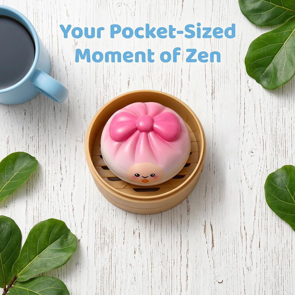 2026 New Dumpling Squishy Mystery Box - Surprise Dumpling Squishy, Rare Dumplings Bun Stress Relief Fidget Set, Random Colors (1 Pack)