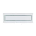 thumbnail image 3 of Better Trends 3 Piece Bath Rug Set 100% Cotton Tufted Bathroom Rug Water Absorbent, Reversible Machine Washable Runner Mat for Bathroom Floor Decor, Bathtub,Laundry Room Hotel Collection - White/Blue, 3 of 7