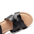 thumbnail image 3 of Women's Platform Wedge Heel Sandals - Adjustable Buckle Ankle Strap Open-Toe, Lightweight Rubber Sole Comfortable Casual Summer Sandals, 3 of 7