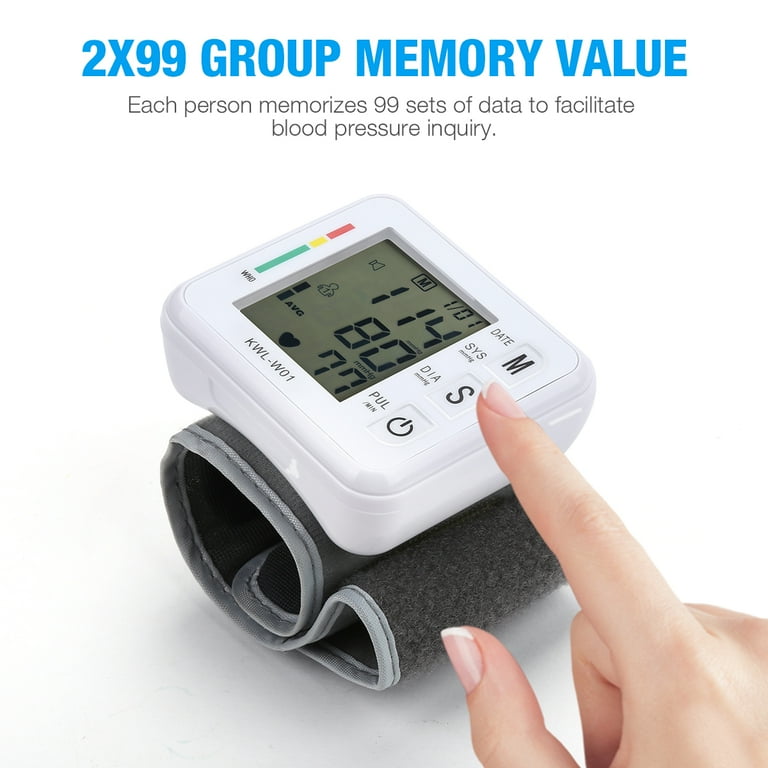  LIFEHOOD Wrist Blood Pressure Monitor for Home Use, 13.5-21.5cm  Automatic Blood Pressure Cuff Wrist - CE, FDA, CA Approved Bluetooth Blood  Pressure Monitor Stores Up to 199 * 2 Readings 