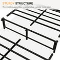 thumbnail image 5 of WhizMax Full Size Metal Bed Frame with Rattan Headboard and Footboard, Platform Bed Frame with Safe Rounded Corners, Under Bed Storage, Strong Metal Slat Support, No Box Spring Needed, 5 of 8
