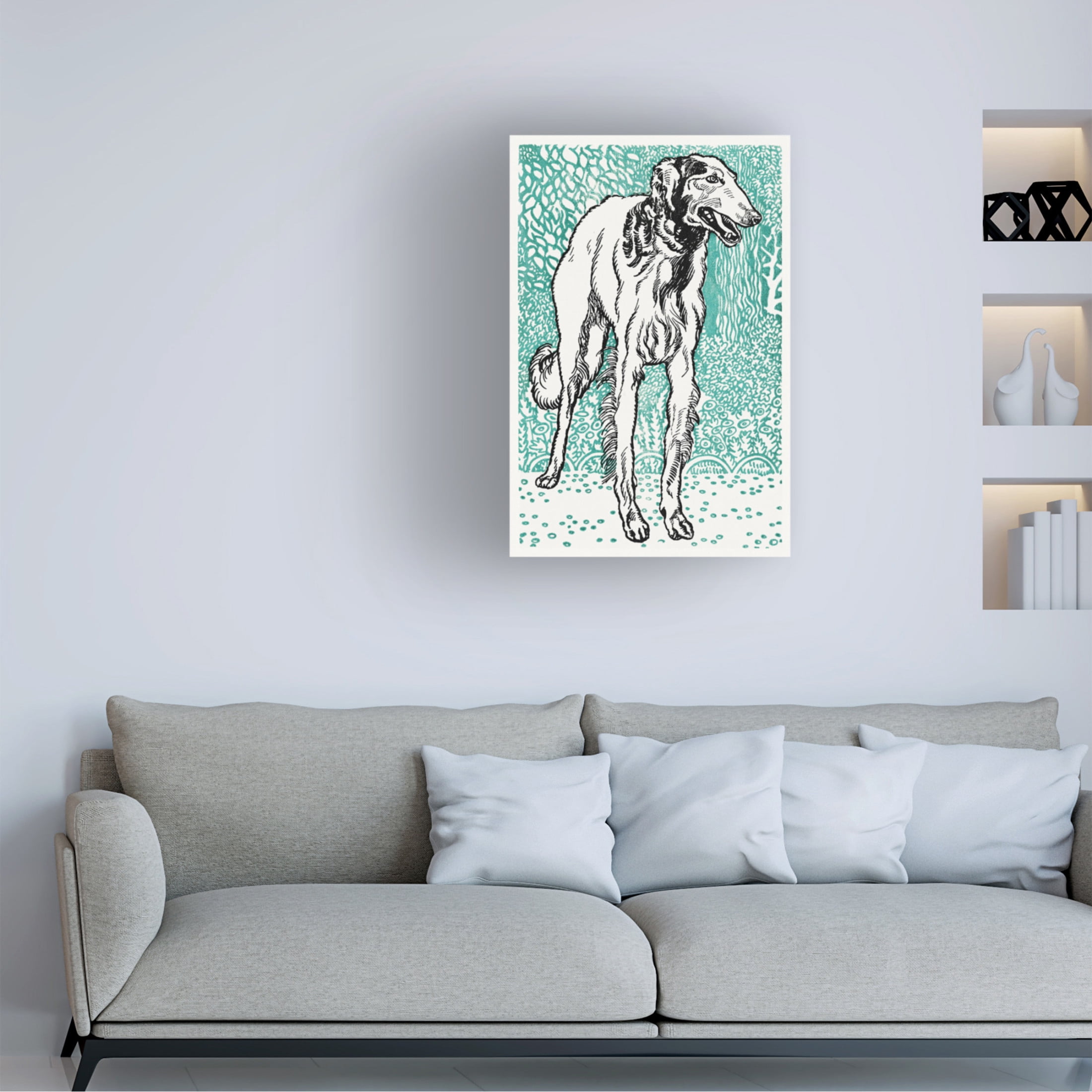 Trademark Fine Art Moriz Jung Jung's Dogs I Canvas Wall Art