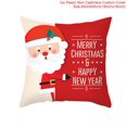 thumbnail image 3 of 45cm Christmas Cushion Cover Merry Christmas Decor For Home 2024 Christmas Ornaments Navidad Noel Xmas Gifts Happy New Year 2025, 3 of 5