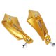 thumbnail image 1 of Actualización elegante para motocicletas, mejora la seguridad con espejos retrovisores universales dorados de gran angular para motocicleta, 1 of 8